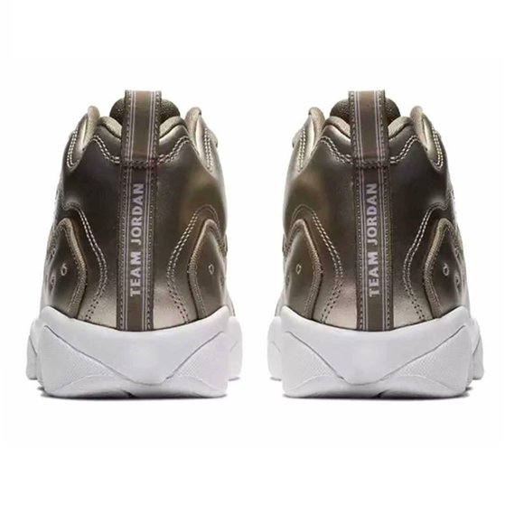 Jordan Jumpman Team II SE PS Sepia Stone White Preschool Kids AV5179 200 - Picture 4 of 5
